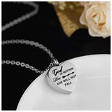 Christian Cross Cremation Urn Necklace for Ashes