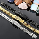 Men's Stainless Steel Christian Cross Bracelet - Engraveable