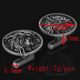 Religious Round Jesus Cuff Links Men's Jewelry