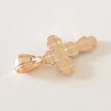 Christian Pendant Clear Cubic Zircon 585 Jewelry Women