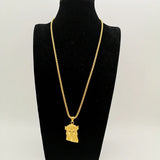 Christian Jesus Pendant Necklace Stainless Steel