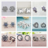 Snowflake Stud Earrings 925 Sterling Silver ER035