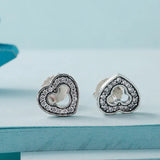 Snowflake Stud Earrings 925 Sterling Silver ER035