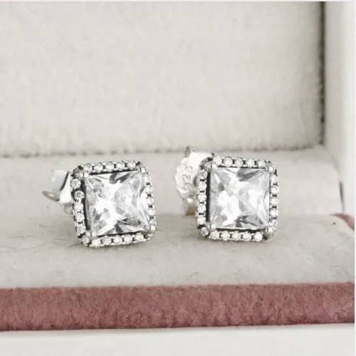 Snowflake Stud Earrings 925 Sterling Silver ER035