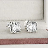 Snowflake Stud Earrings 925 Sterling Silver ER035