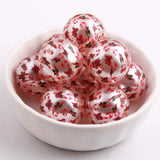 Christmas Acrylic Beads Candy Cane for Necklaces Making