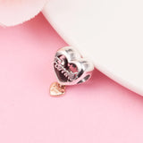 Christmas 925 Women Sterling Silver Love Bracelet Charms