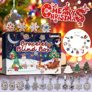 Christmas Advent 24 Calendar DIY Bracelet for Kids