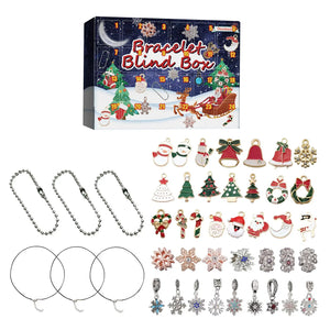 DIY Christmas Advent Calendar Bracelet Craft Kit
