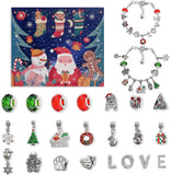 Christmas Advent Calendar Bracelet Christmas Countdown Calendar DIY Jewelry
