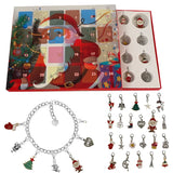 Christmas Advent Calendar DIY Charm Jewelry Kit for Girls