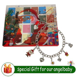 Christmas Advent Calendar DIY Charm Jewelry Kit for Girls