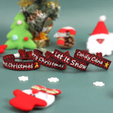 Christmas Advent Calendar Bracelet Hand Rope Embroidered Friendship Tassel