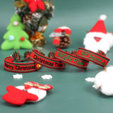 Christmas Advent Calendar Bracelet Hand Rope Embroidered Friendship Tassel