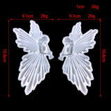 Christmas Angel Girl Flute Mirror Epoxy Resin Mold DIY Crafts