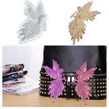 Christmas Angel Girl Flute Mirror Epoxy Resin Mold DIY Crafts