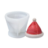 Santa Claus Christmas Tree Silicone Mold DIY Aromatherapy Candle Plaster Soap