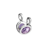 Christmas Bead Faceted Floating Locket Charm