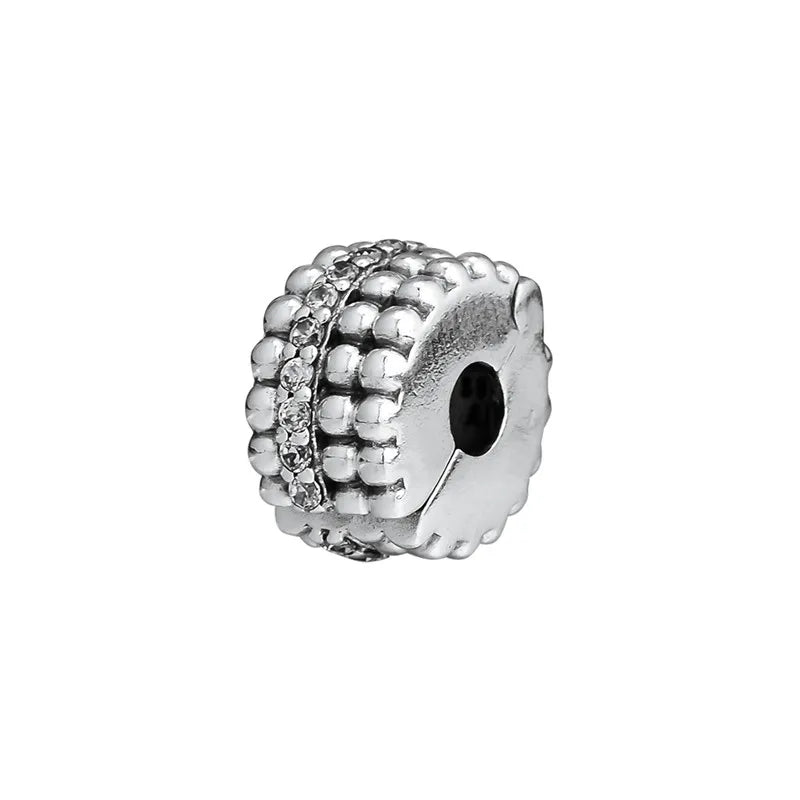 Christmas Beads Beaded Brilliance Clip for 925 Silver Bracelets
