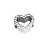 Christmas Beads Heart Charm for 925 Silver Bracelets DIY Charms