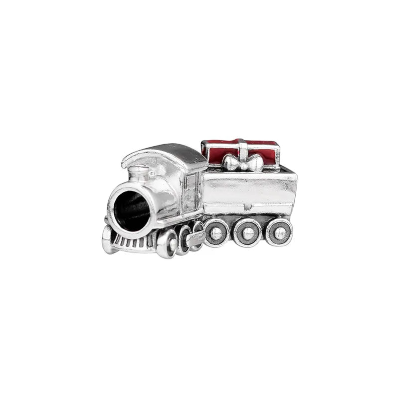 Christmas Train Charm For 925 Silver Bracelets