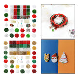 Christmas Beads Kit for Jewelry Making and Decorations