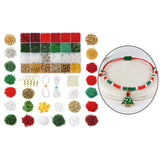 Christmas Beads Kit for Jewelry Making and Decorations