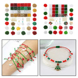 Christmas Beads Kit for Jewelry Making and Decorations