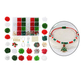 Christmas Beads Kit for Jewelry Making and Decorations