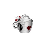 Christmas Beads Warm Cocoa Charm for 925 Silver Bracelets