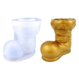 Christmas Boots Crystal Epoxy Box Silicone Mold