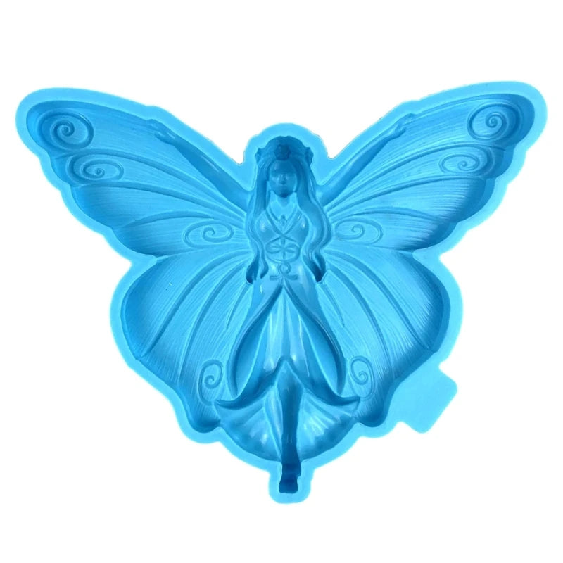 Christmas Butterfly Fairy Resin Casting Silicone Mold DIY Crafts