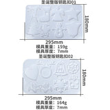 Christmas Cartoon Keychain Mould Silicone Epoxy Resin Mold