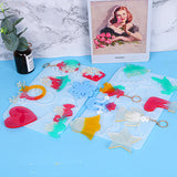 Christmas Cartoon Keychain Mould Silicone Epoxy Resin Mold