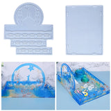 Christmas Castle Resin Mold Storage Box DIY Crafts Jewelry Holder