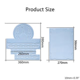 Christmas Castle Resin Mold Storage Box DIY Crafts Jewelry Holder
