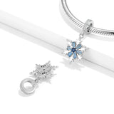 Christmas Elk Bow Garland Tree 925 Silver Charms Jewelry for Bracelet