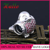 Sterling Silver Christmas Friendship Animal Charm Bead