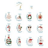 Christmas Charms Enamel Pendants for DIY Jewelry