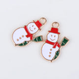 Christmas Charms Jewelry Pendant Charm Enamel Necklace Diy Bracelet Pendants