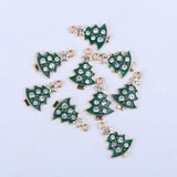 Christmas Charms Jewelry Pendant Charm Enamel Necklace Diy Bracelet Pendants