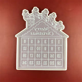 Xmas Countdown Calendar Resin Mold DIY Crafts Home Decoration
