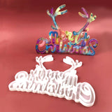 Christmas Crystal Epoxy Resin Mold - DIY Ornaments Decorative Silicone Mold