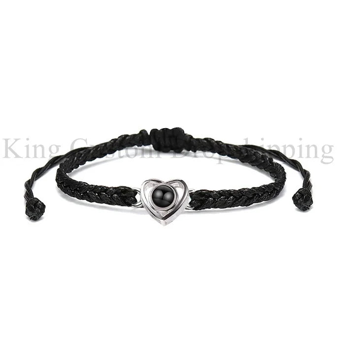 Christmas Heart Bracelet for Birthday Gift