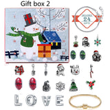 Christmas Present Advent Calendar Countdown Calendars Charms Set