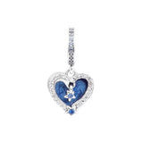 DIY Beads Celestial Shooting Star Heart 925 Silver Beads for Jewelry Making