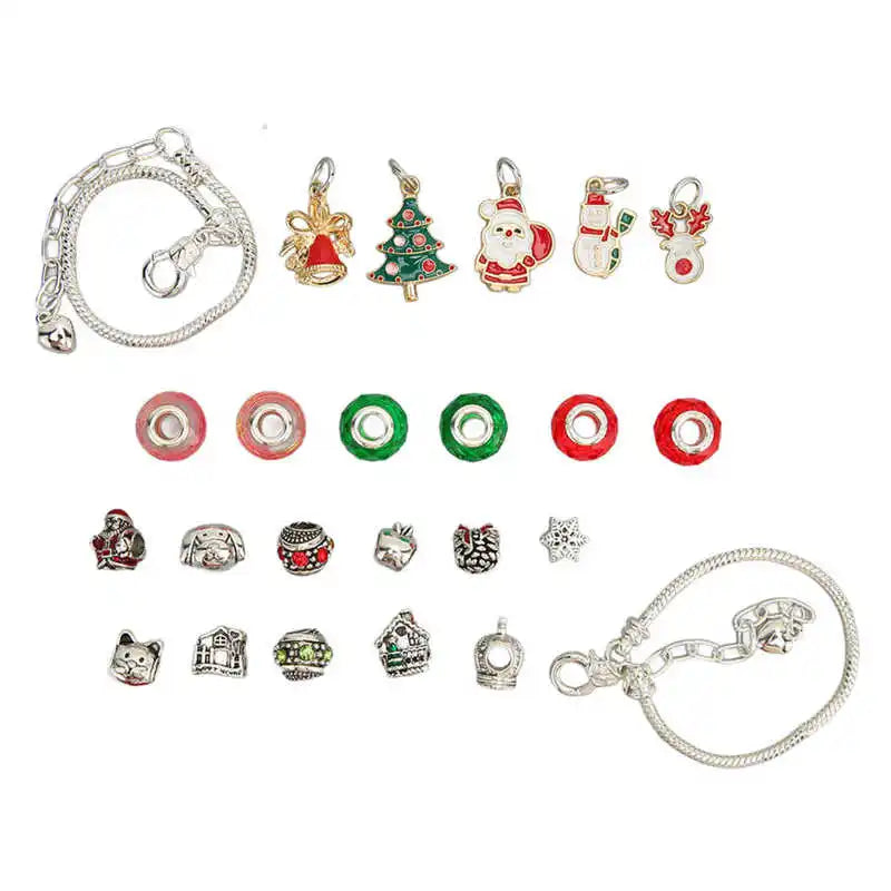 Christmas DIY Bracelet Gift Snowflakes Blind Box Surprise for Kids