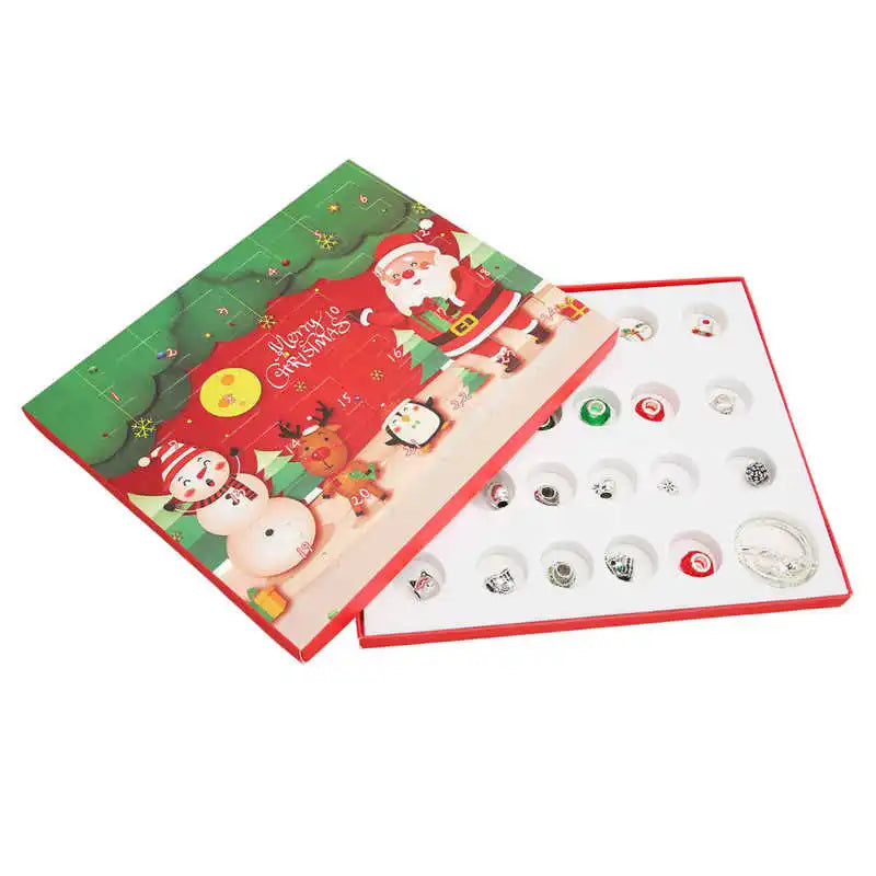 Christmas DIY Bracelet Gift Hat 22 Beads Calendar Bracelet