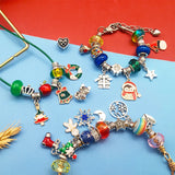 Christmas DIY Charm Bracelet Jewelry Making Kit for Kids
