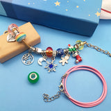 Christmas DIY Charm Bracelet Jewelry Making Kit for Kids